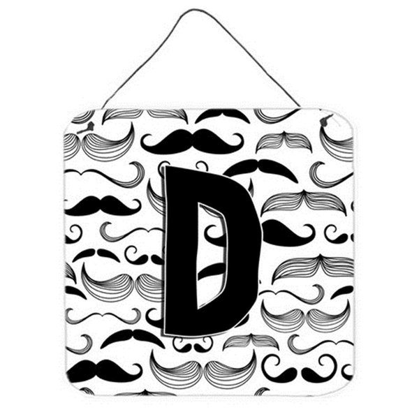 Micasa Letter D Moustache Initial Wall and Door Hanging Prints MI720110